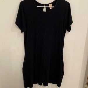 Black Short Sleeve Jumper